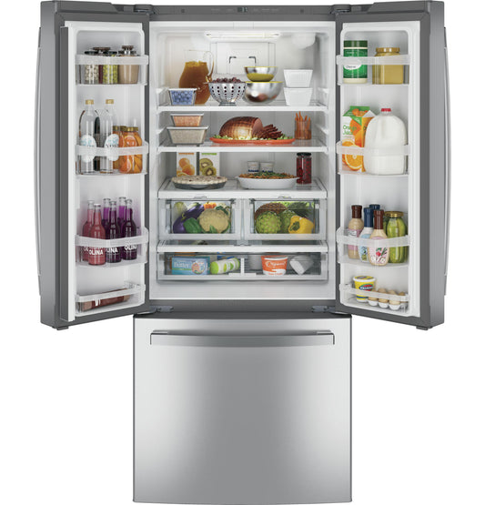 GNE21FYKFS GE® ENERGY STAR® 20.8 Cu. Ft. French-Door Refrigerator