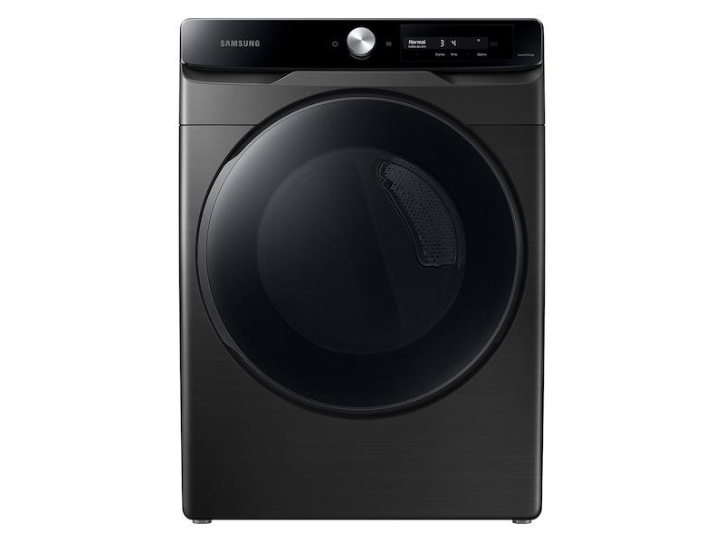 Samsung 7.5 cu. ft. Smart Dial Gas Dryer with Super Speed Dry in Brushed Black