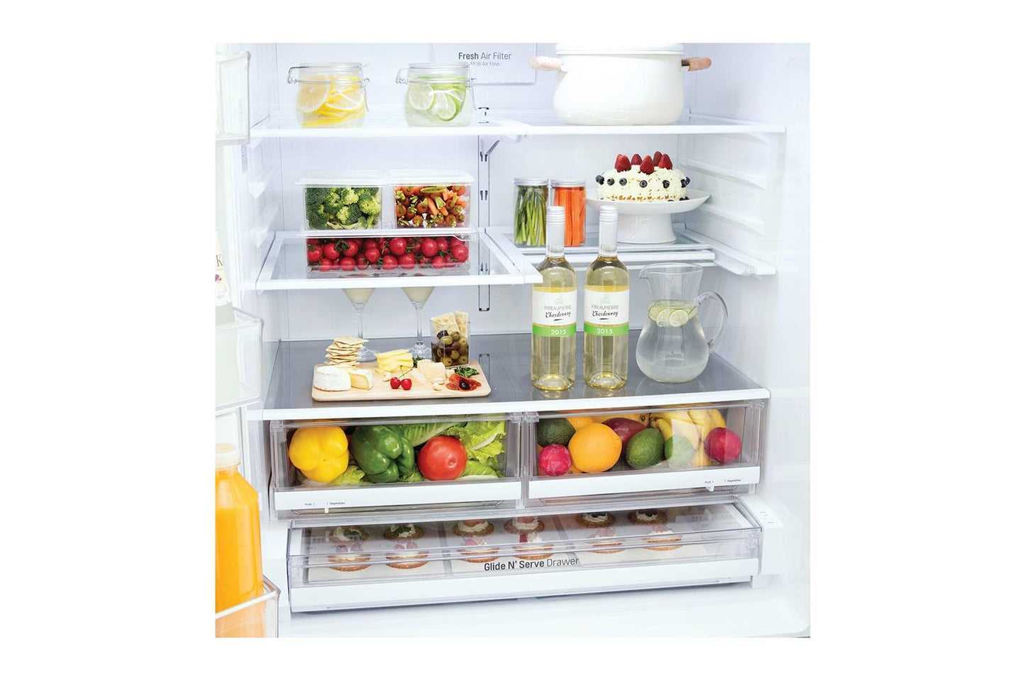 Lg 28 cu.ft. Smart wi-fi Enabled French Door Refrigerator