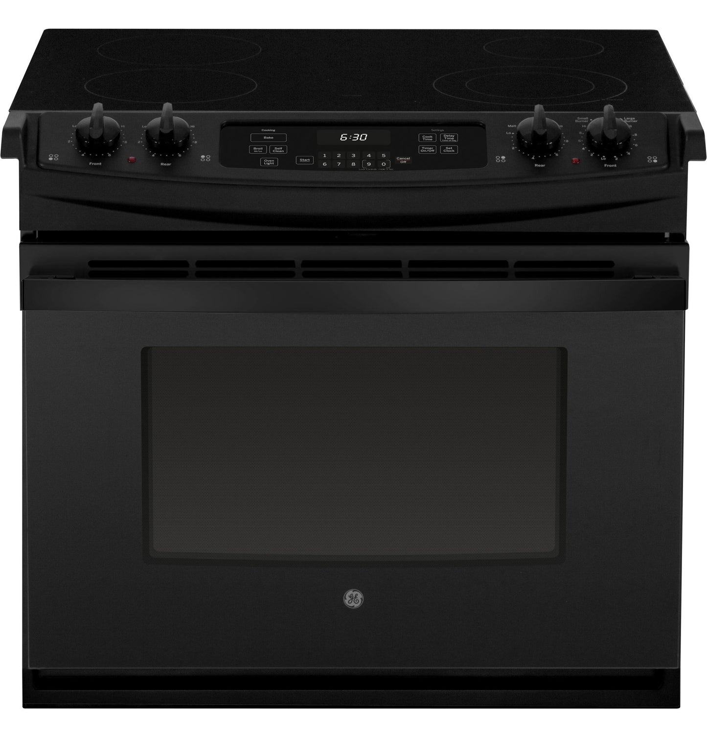 JD630DTBB GE® 30" Drop-In Electric Range