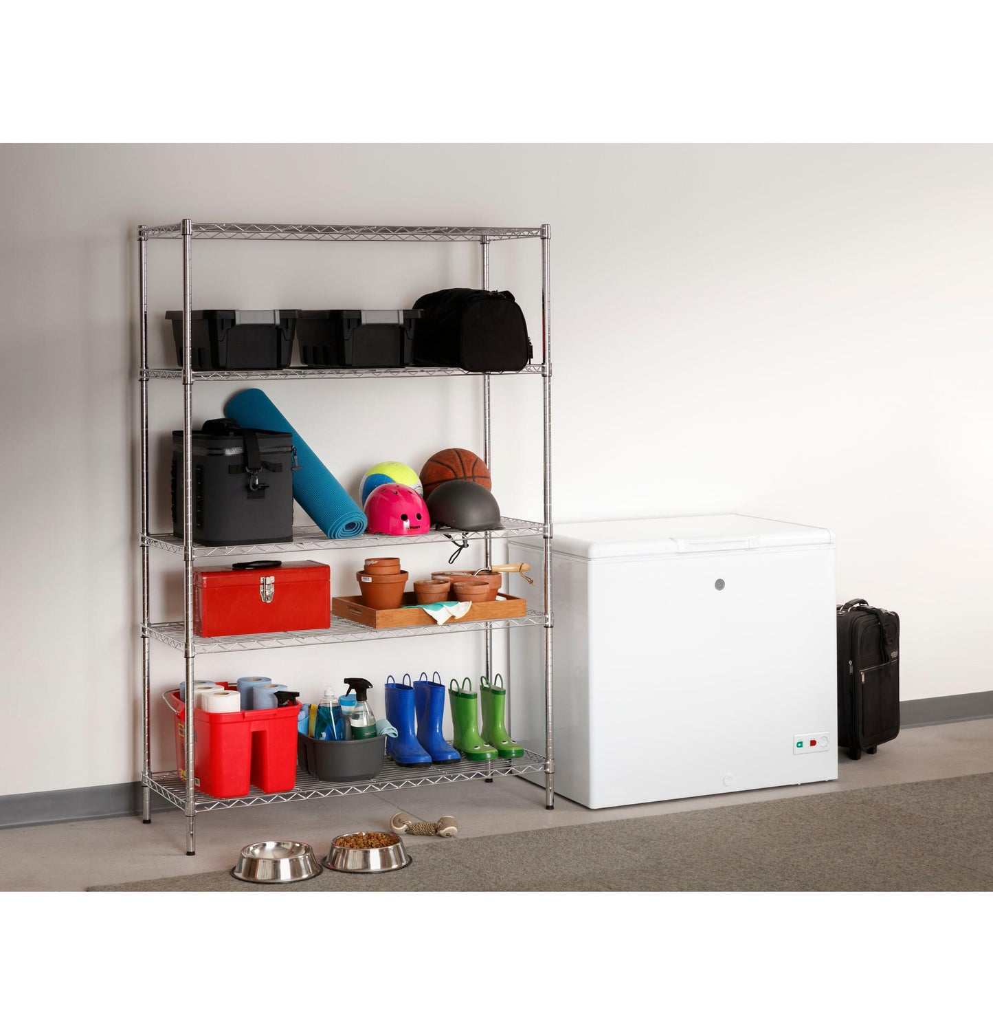 FCM9SRWW GE 8.8 Cu. Ft. Manual Defrost Chest Freezer