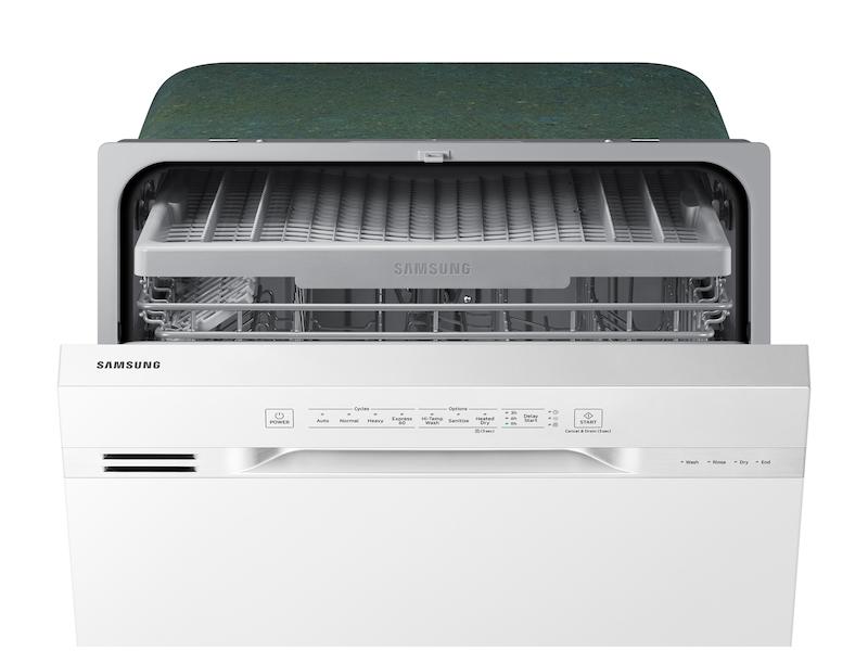 Samsung DW80N3030UW Front Control 51 dBA Dishwasher with Hybrid Interior in White