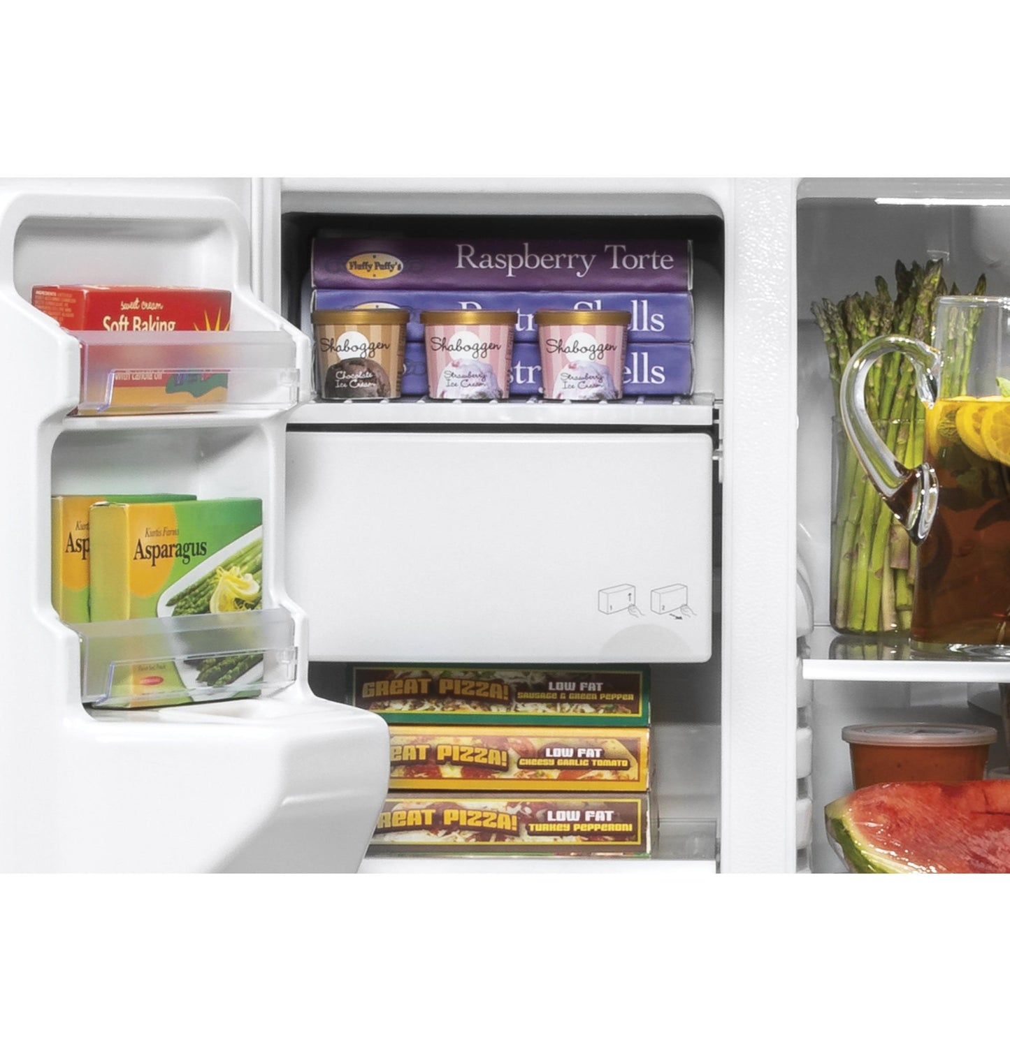 GSS25IYNFS GE 25.1 Cu. Ft. Fingerprint Resistant Side-By-Side Refrigerator