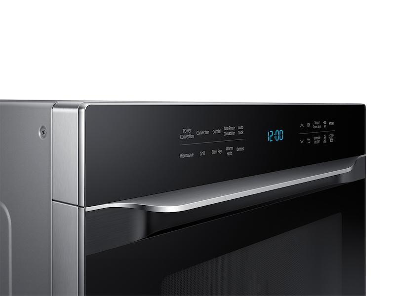 Samsung MC12J8035CT 1.2 cu. ft. PowerGrill Duo™ Countertop Microwave with Power Convection and Built-In Application in Black