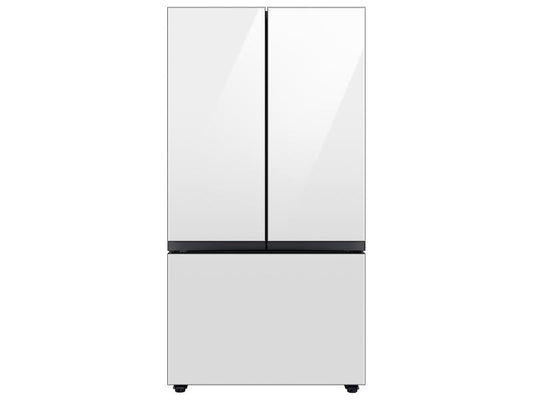 Samsung RF30BB620012AA Bespoke 3-Door French Door Refrigerator (30 cu. ft.) with AutoFill Water Pitcher in White Glass