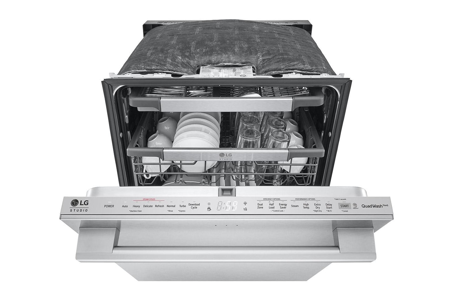 LG STUDIO Top Control Smart Dishwasher with QuadWash™ and TrueSteam®