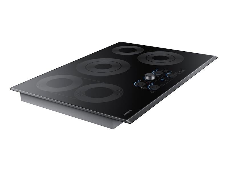 Samsung NZ30K7570RG 30" Smart Electric Cooktop with Sync Elements in Black Stainless Steel