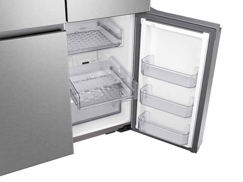 Samsung 23 cu. ft. Smart Counter Depth 4-Door Flex™ Refrigerator with Beverage Center and Dual Ice Maker in Stainless Steel