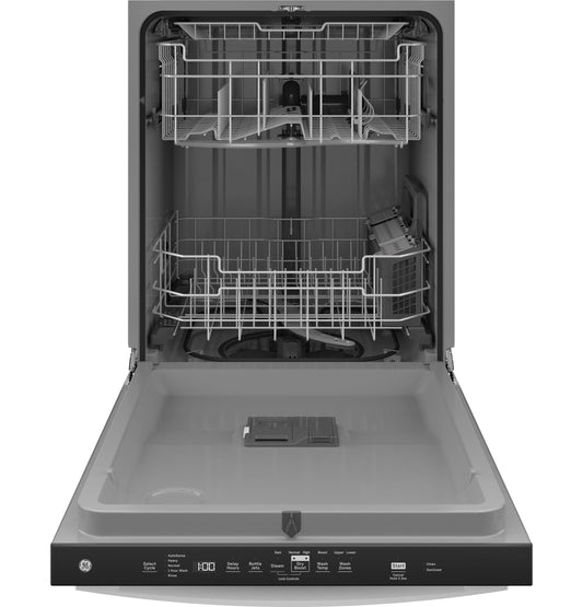 GDT630PGRWW GE® ENERGY STAR® Top Control with Plastic Interior Dishwasher with Sanitize Cycle & Dry Boost