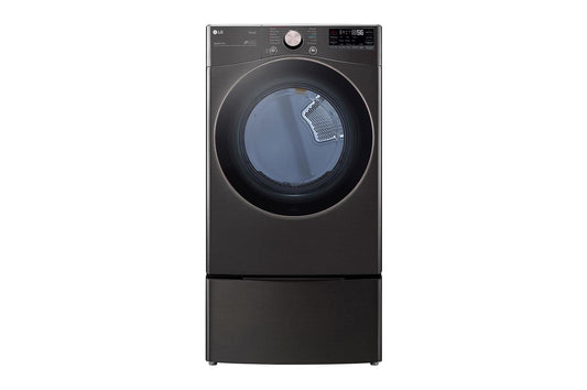 Lg DLEX4000B 7.4 cu. ft. Ultra Large Capacity Smart Wi-Fi Enabled Front Load Electric Dryer with TurboSteam™ and Built-In Intelligence