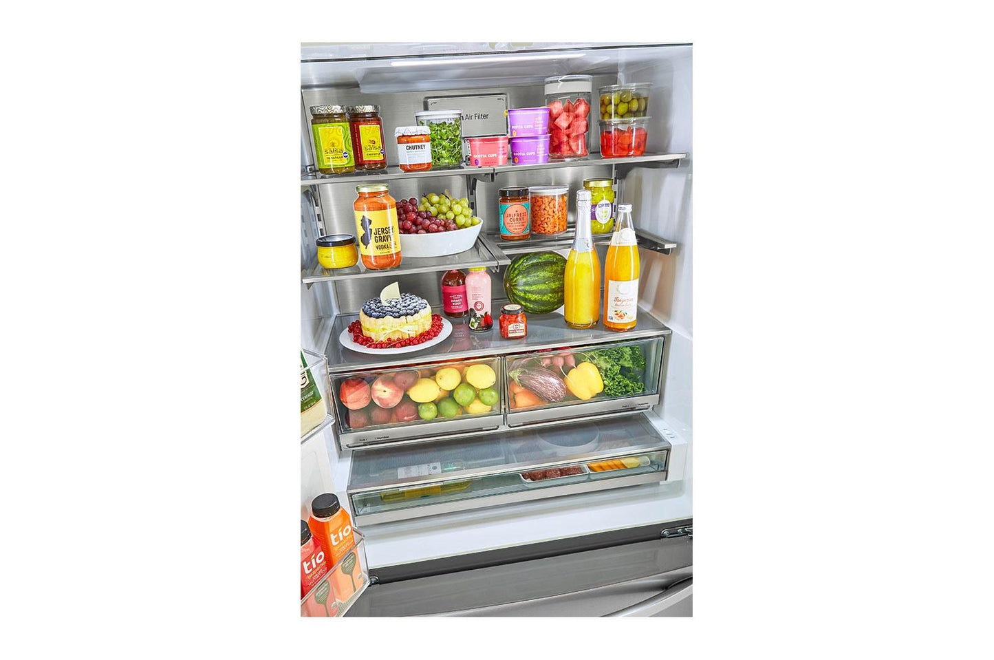24 cu. ft. Smart wi-fi Enabled Counter-Depth Refrigerator with Craft Ice™ Maker