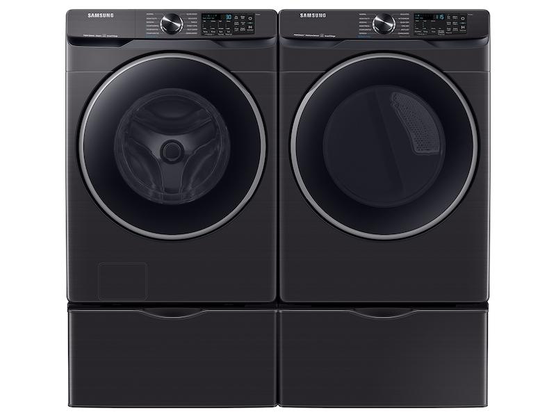 5.0 cu. ft. Extra-Large Capacity Smart Front Load Washer with Super Speed Wash in Brushed Black
