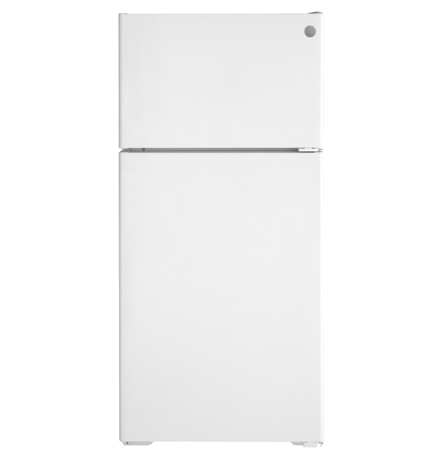 GPE17CTNRWW GE® ENERGY STAR® 16.6 Cu. Ft. Recessed Handle Top-Freezer Refrigerator