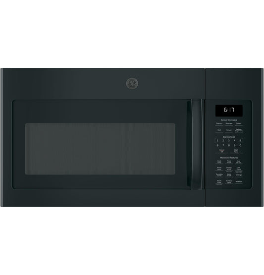 JVM6175DKBB GE® 1.7 Cu. Ft. Over-the-Range Sensor Microwave Oven