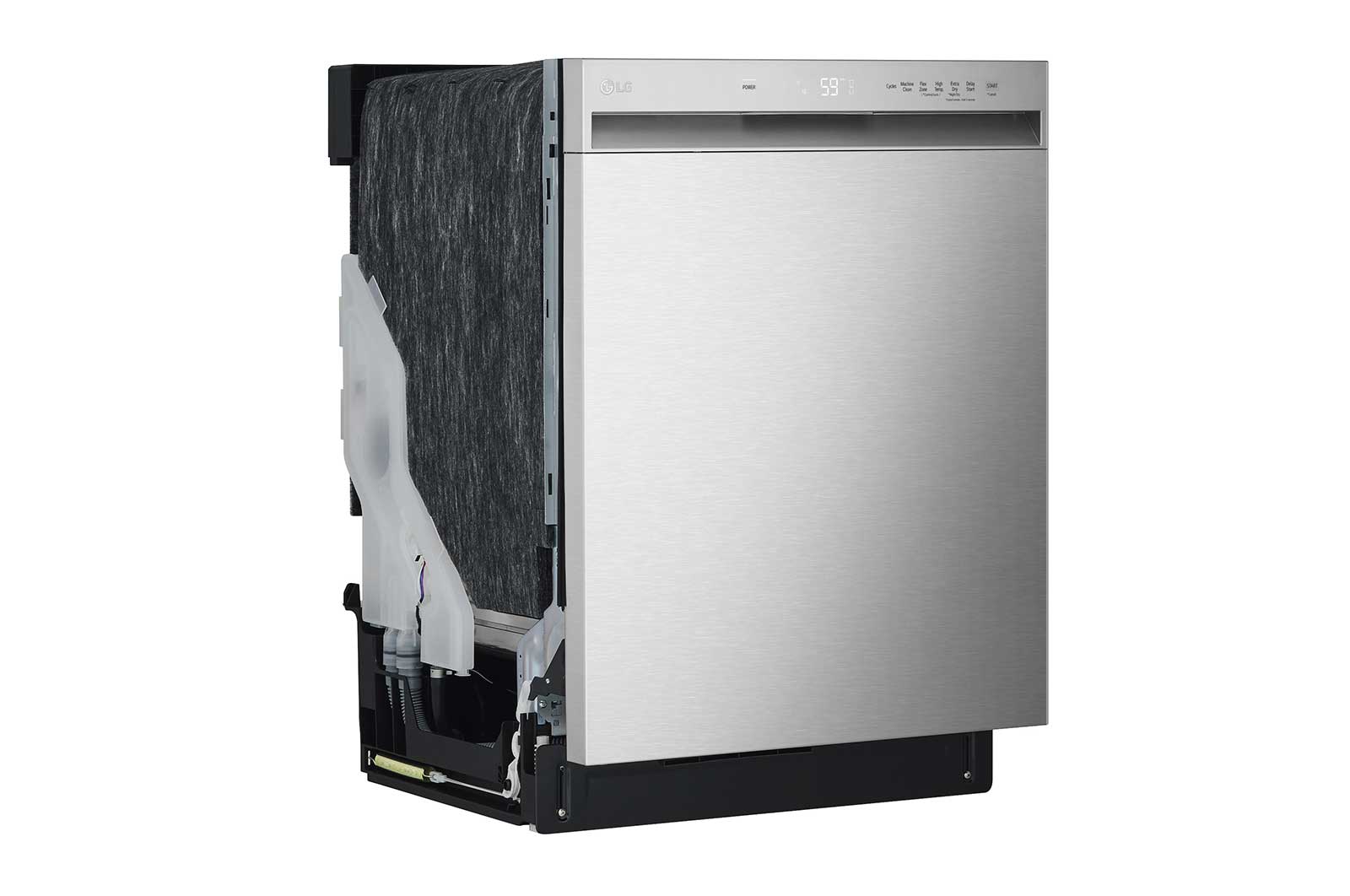 Lg Front Control Dishwasher with QuadWash™