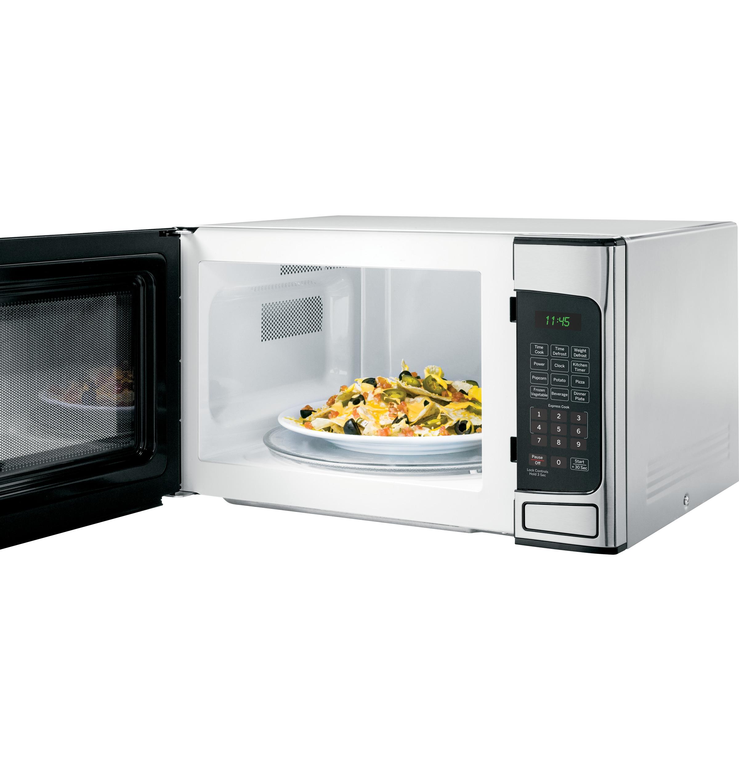 JESP113SPSS GE® 1.1 Cu. Ft. Capacity Countertop Microwave Oven