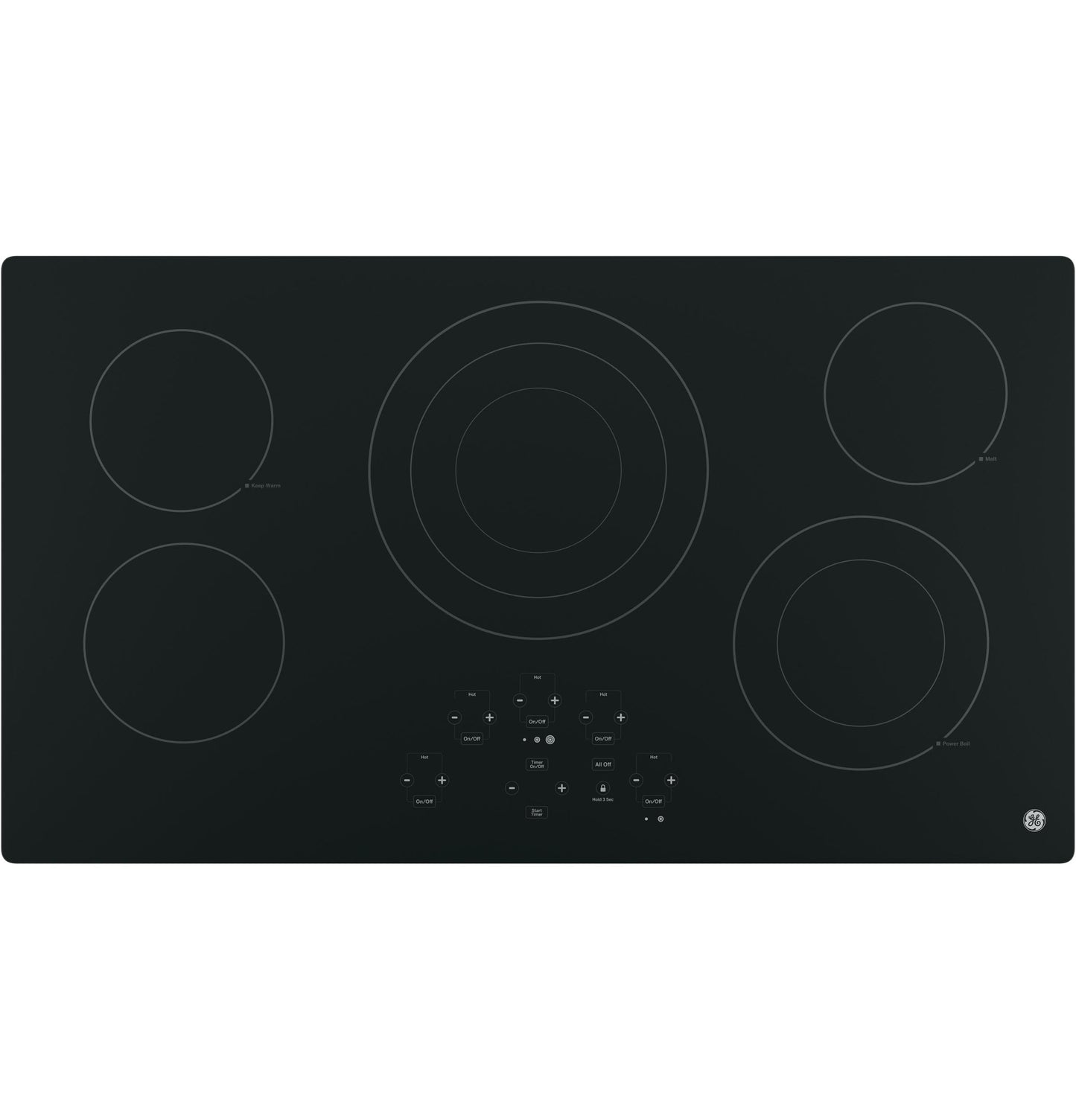 GE® 36" Built-In Touch Control Electric Cooktop
