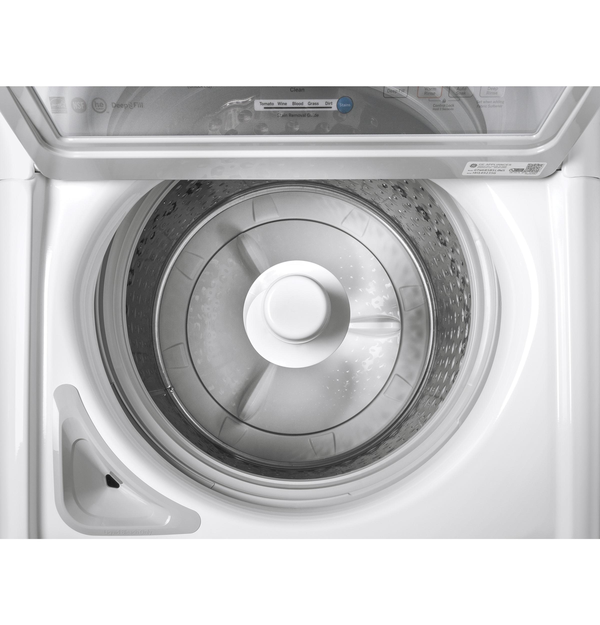 GE® ENERGY STAR® 4.5 cu. ft. Capacity Washer with Stainless Steel Basket