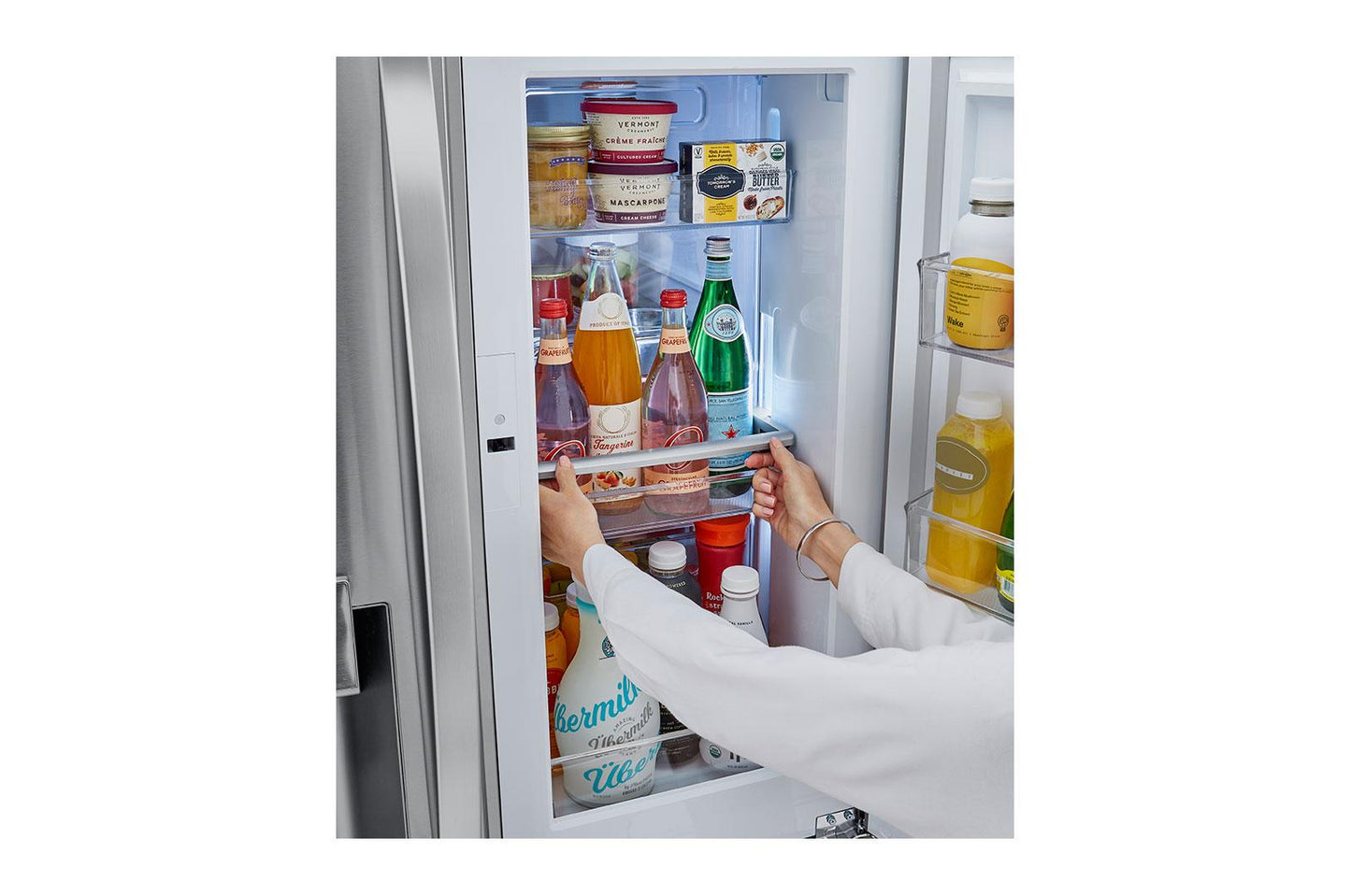 Lg LRMDS3006S 30 cu. ft. 36 Inch Wide French Door Refrigerator - Stainless Steel