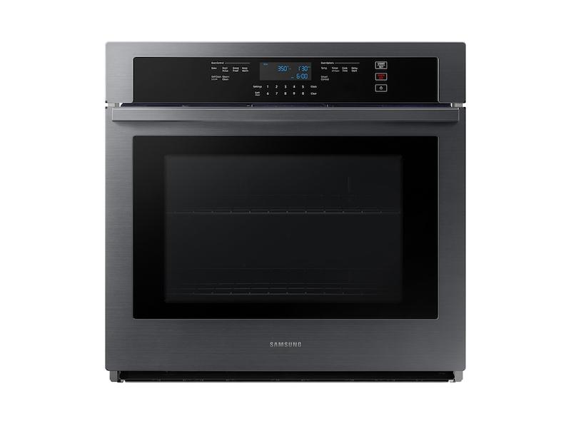 Samsung 30" Smart Single Wall Oven in Black Stainless Steel