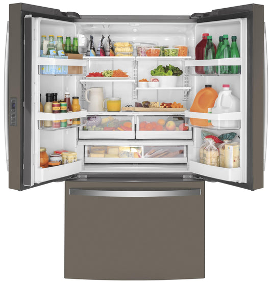 GWE23GMNES GE® ENERGY STAR® 23.1 Cu. Ft. Counter-Depth French-Door Refrigerator