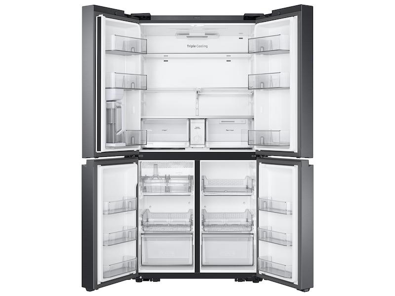 Samsung 23 cu. ft. Smart Counter Depth 4-Door Flex™ refrigerator with AutoFill Water Pitcher and Dual Ice Maker in Black Stainless Steel