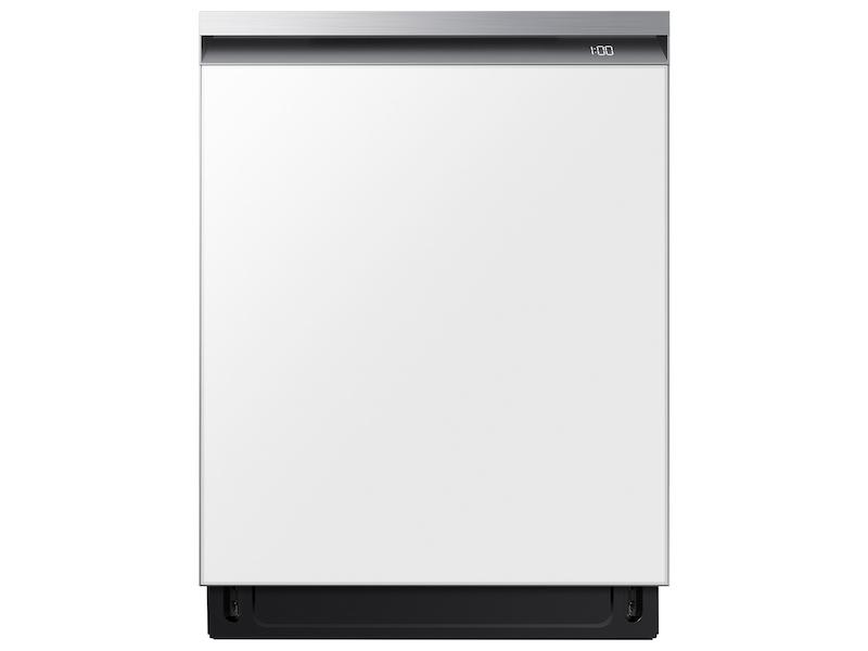 Samsung DW80BB707012AA Bespoke AutoRelease Smart 42dBA Dishwasher with StormWash+™ and Smart Dry in White Glass