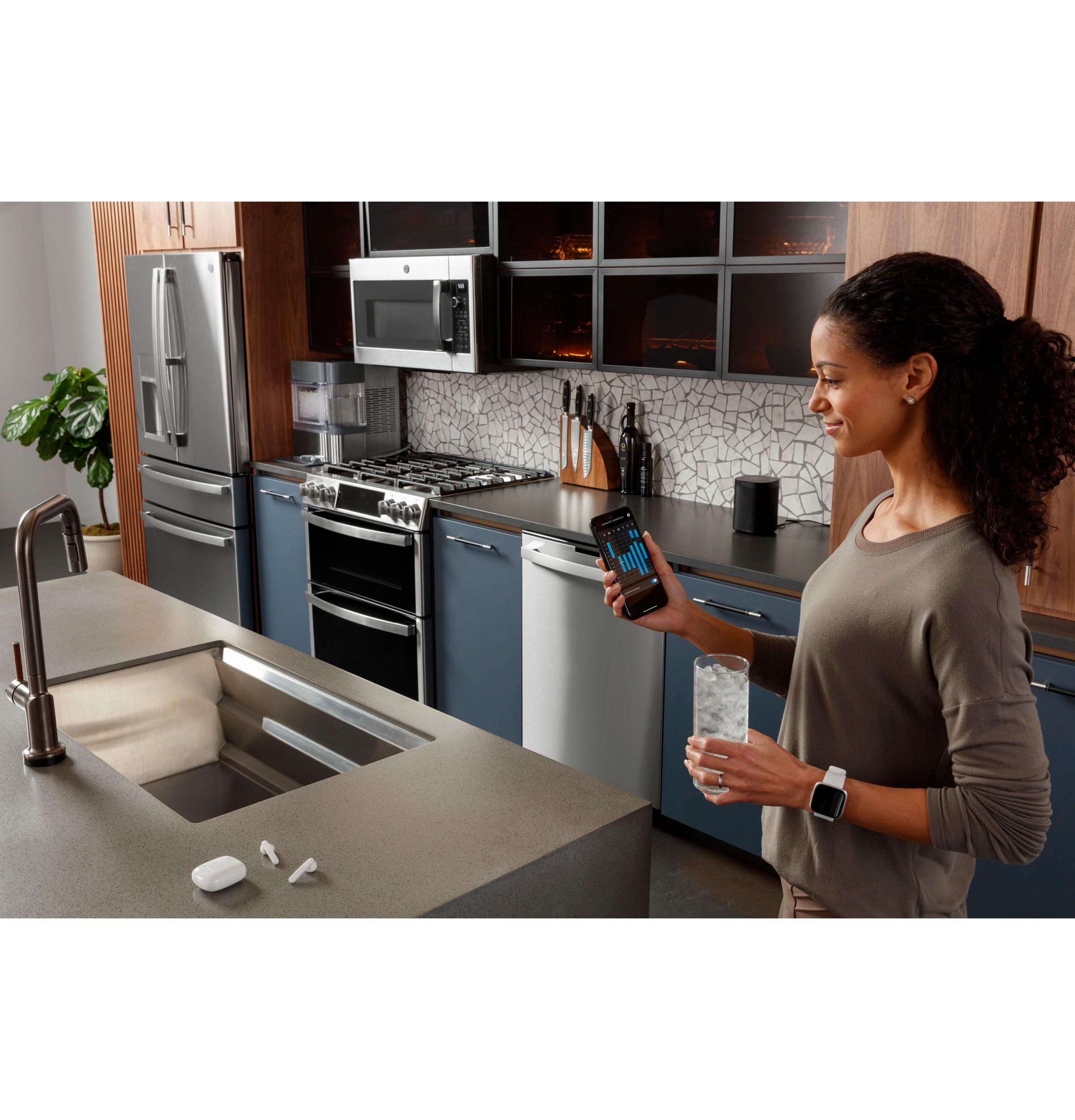 GE Profile™ ENERGY STAR® Fingerprint Resistant Top Control with Stainless Steel Interior Dishwasher with Sanitize Cycle