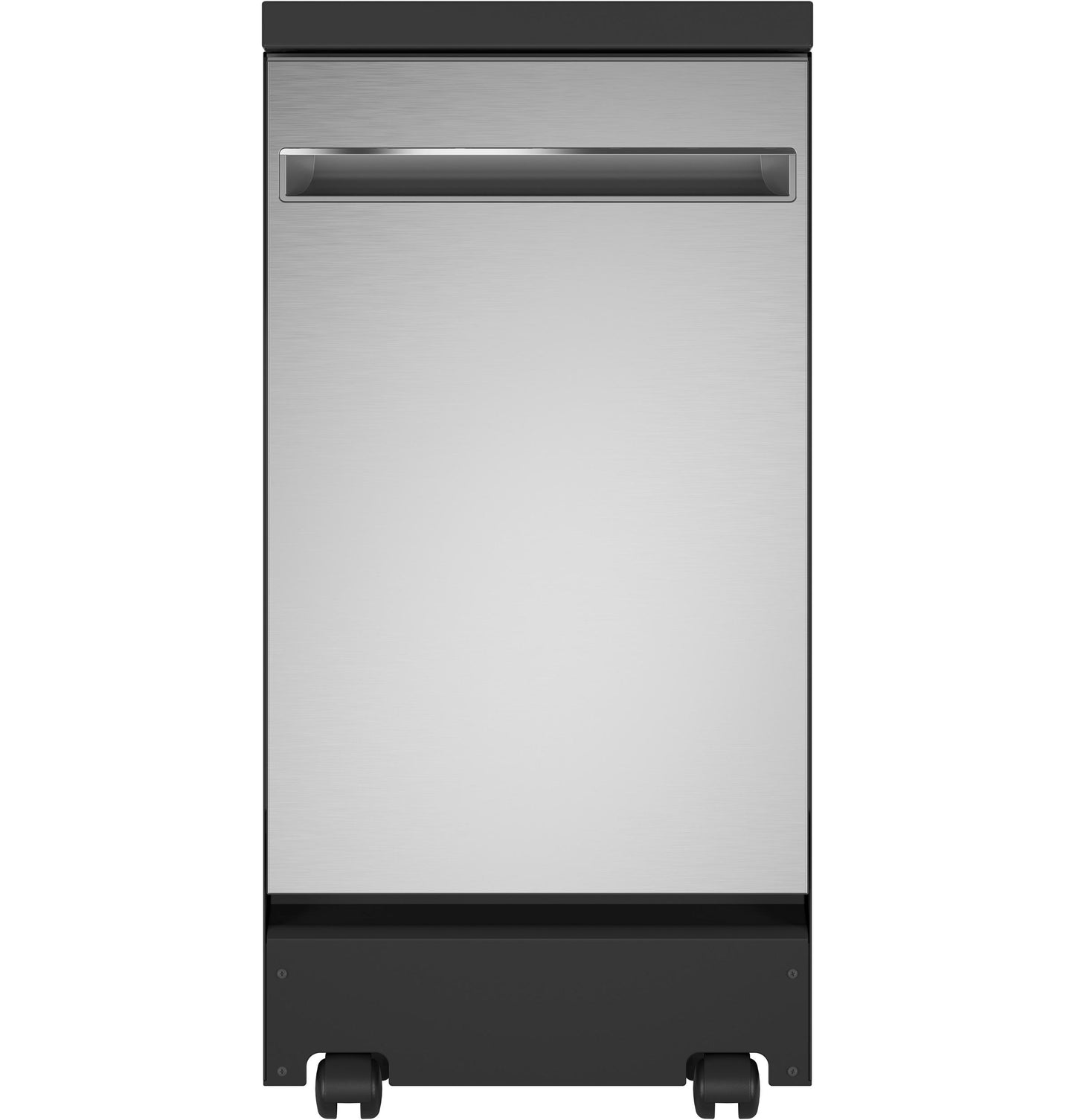 GPT145SSLSS GE® ENERGY STAR® 18" Stainless Steel Interior Portable Dishwasher with Sanitize Cycle