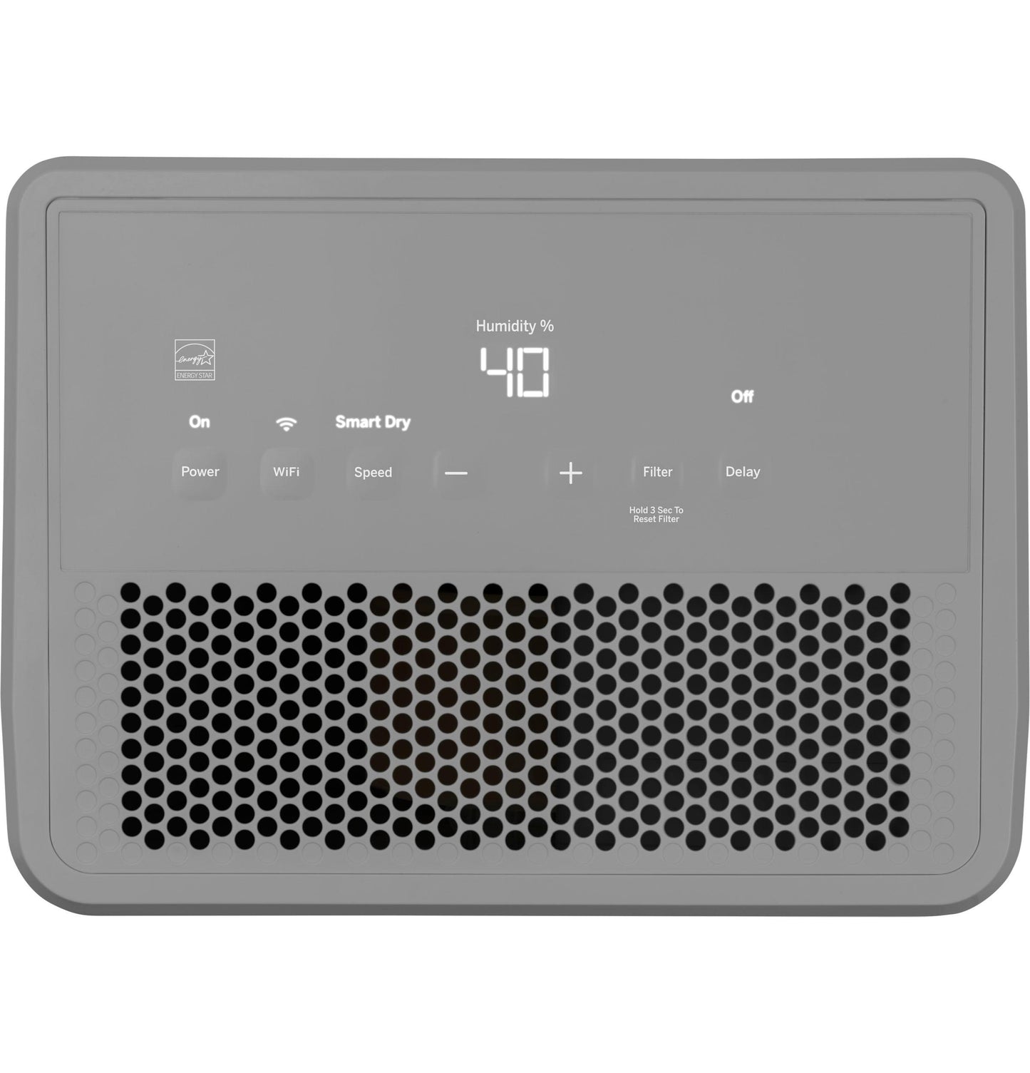 GE® ENERGY STAR® 50 Pint Smart Portable Dehumidifier with Smart Dry for Wet Spaces