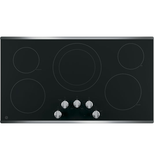 JP3036SLSS GE® 36" Built-In Knob Control Electric Cooktop
