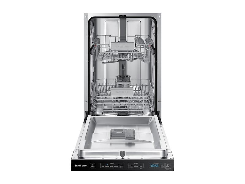 Whisper Quiet 46 dBA Dishwasher in Black Stainless Steel
