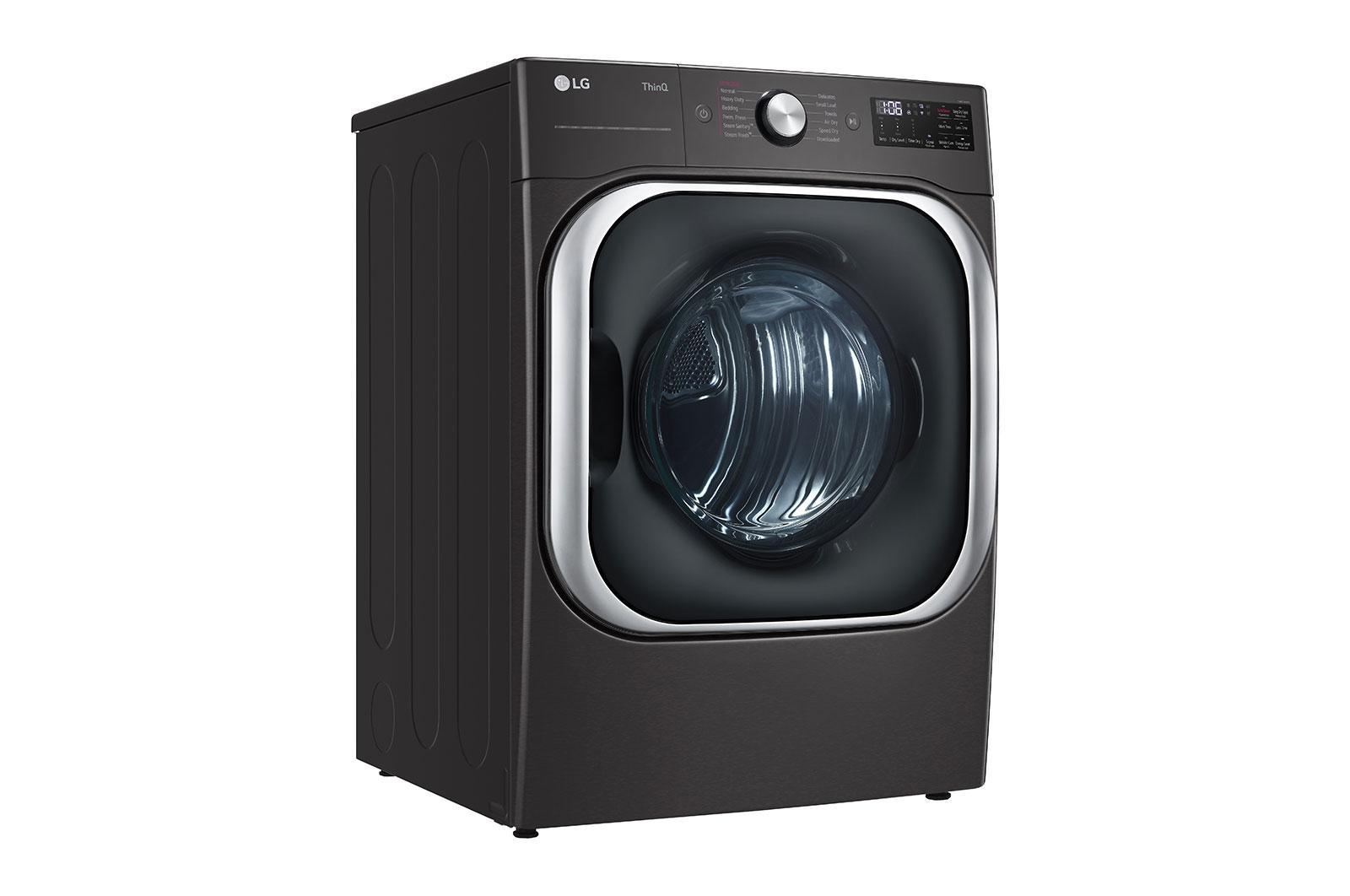Lg 9.0 cu. ft. Mega Capacity Smart wi-fi Enabled Front Load Electric Dryer with TurboSteam™ and Built-In Intelligence