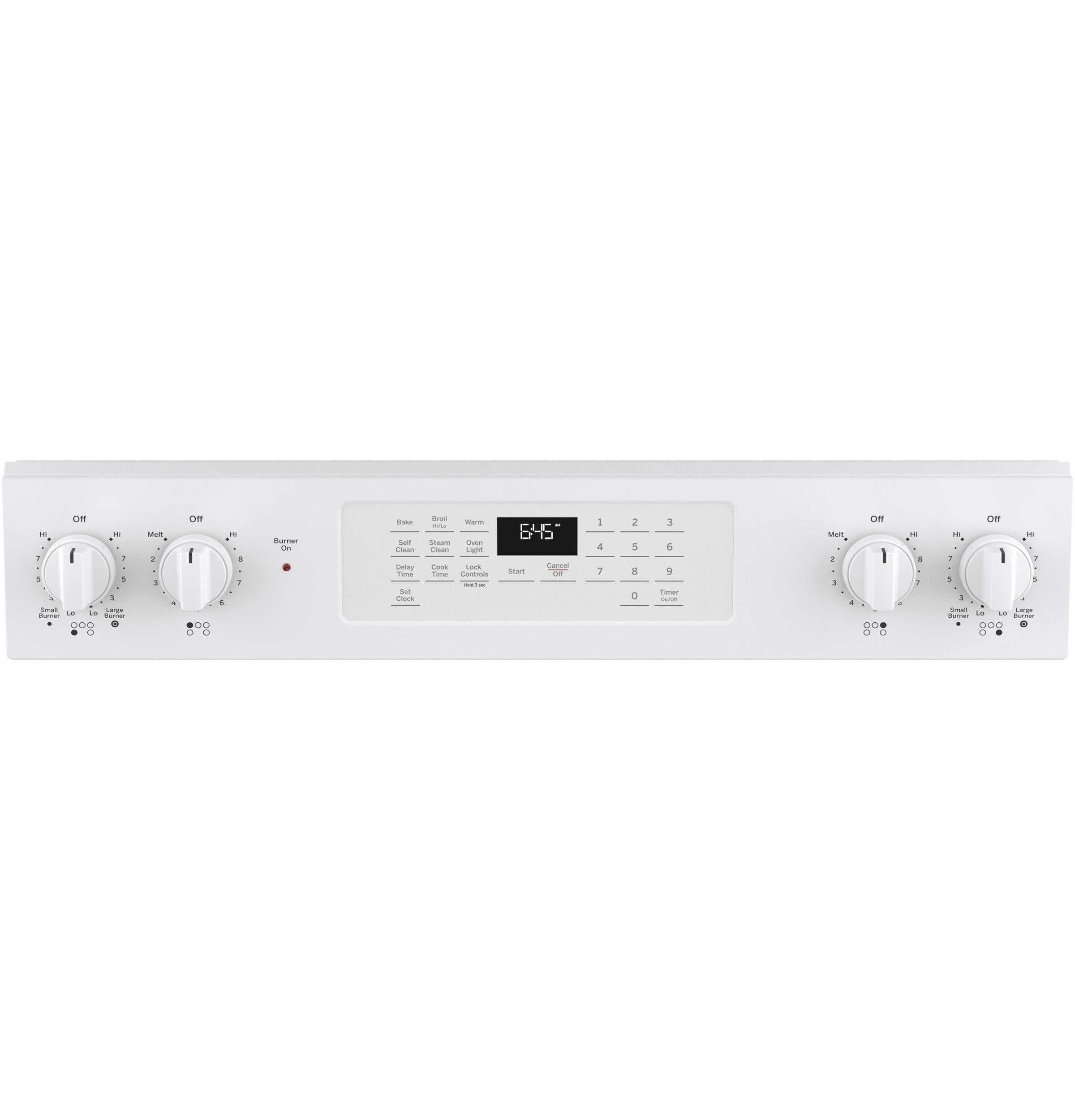 GE® 30" Slide-In Electric Range
