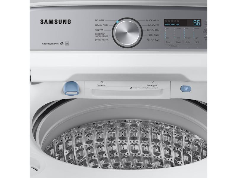Samsung 4.9 cu. ft. Capacity Top Load Washer with ActiveWave™ Agitator and Active WaterJet in White