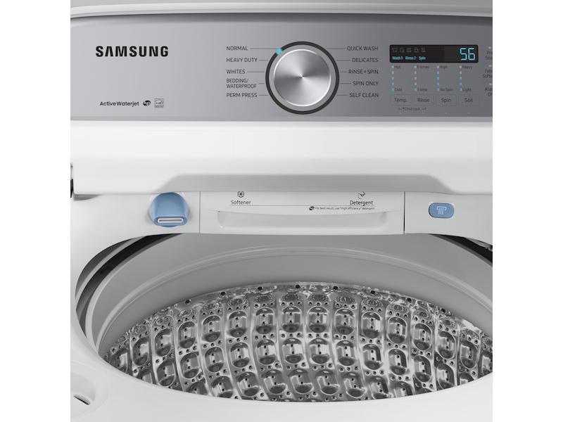 4.9 cu. ft. Capacity Top Load Washer with ActiveWave™ Agitator and Active WaterJet in White