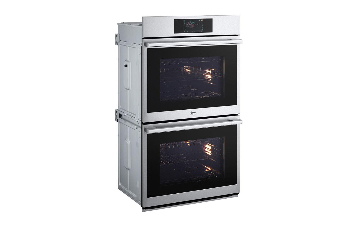 WDES9428F LG STUDIO 9.4 cu. ft. Smart InstaView® Electric Double Built-In Wall Oven with Air Fry & Steam Sous Vide
