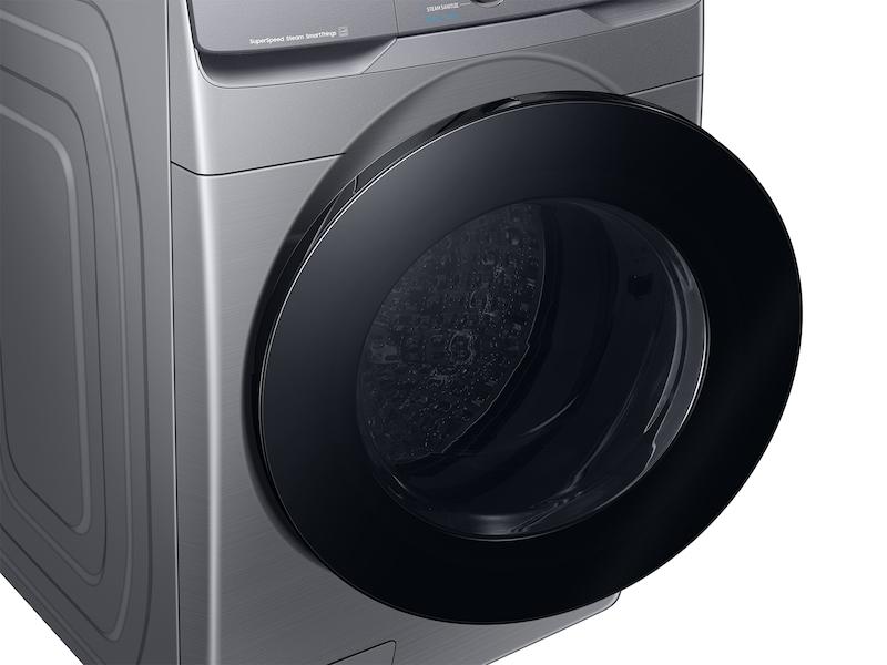 Samsung 4.5 cu. ft. Large Capacity Smart Front Load Washer with Super Speed Wash in Platinum