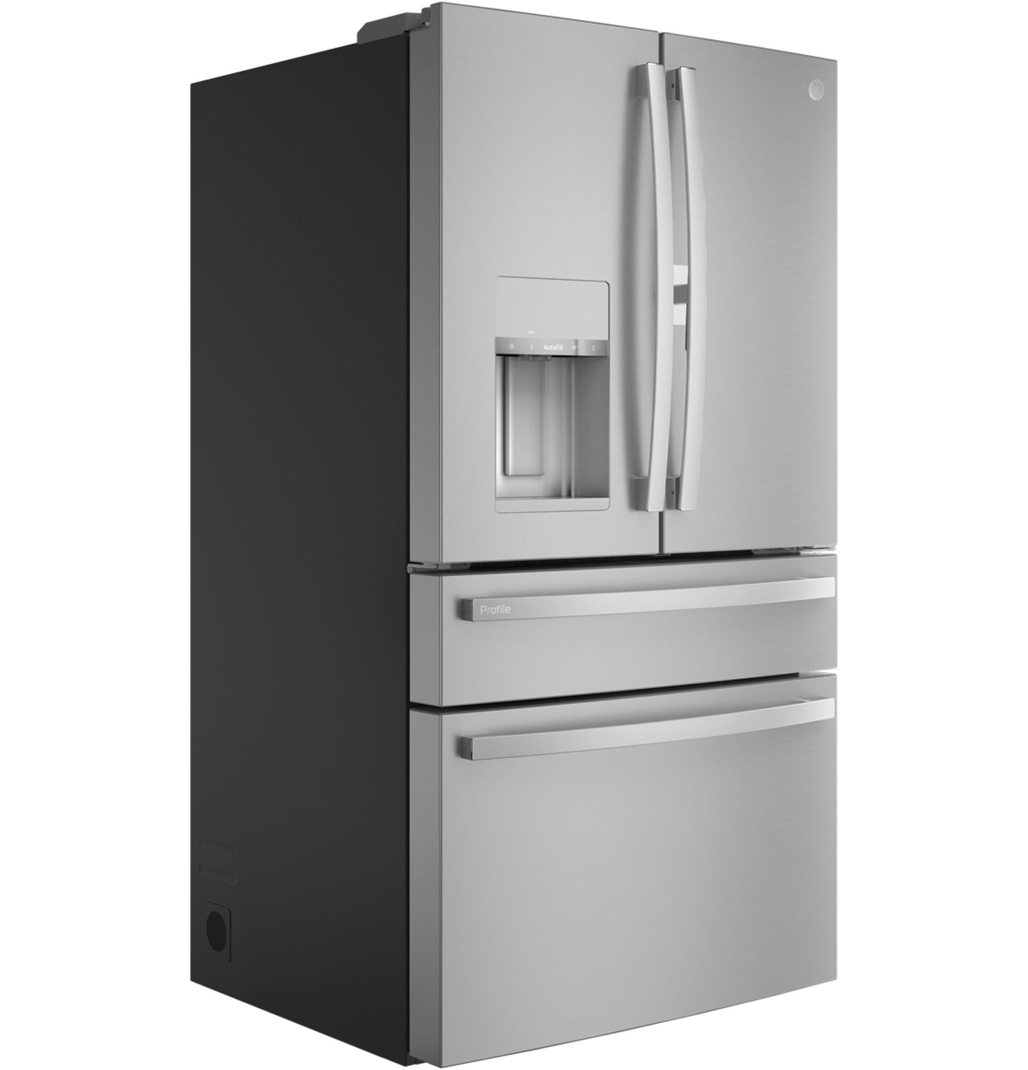 PVD28BYNFS GE Profile™ ENERGY STAR® 27.9 Cu. Ft. Smart Fingerprint Resistant 4-Door French-Door Refrigerator with Door In Door