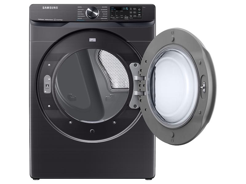 7.5 cu. ft. Smart Gas Dryer with Steam Sanitize+ in Brushed Black