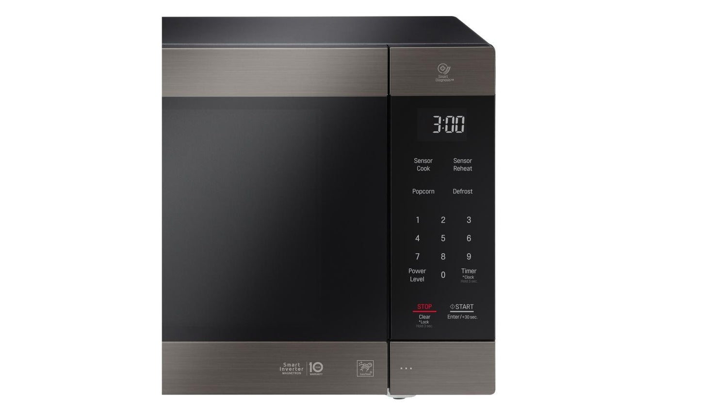 LG Black Stainless Steel Series 2.0 cu. ft. NeoChef™ Countertop Microwave with Smart Inverter and EasyClean®