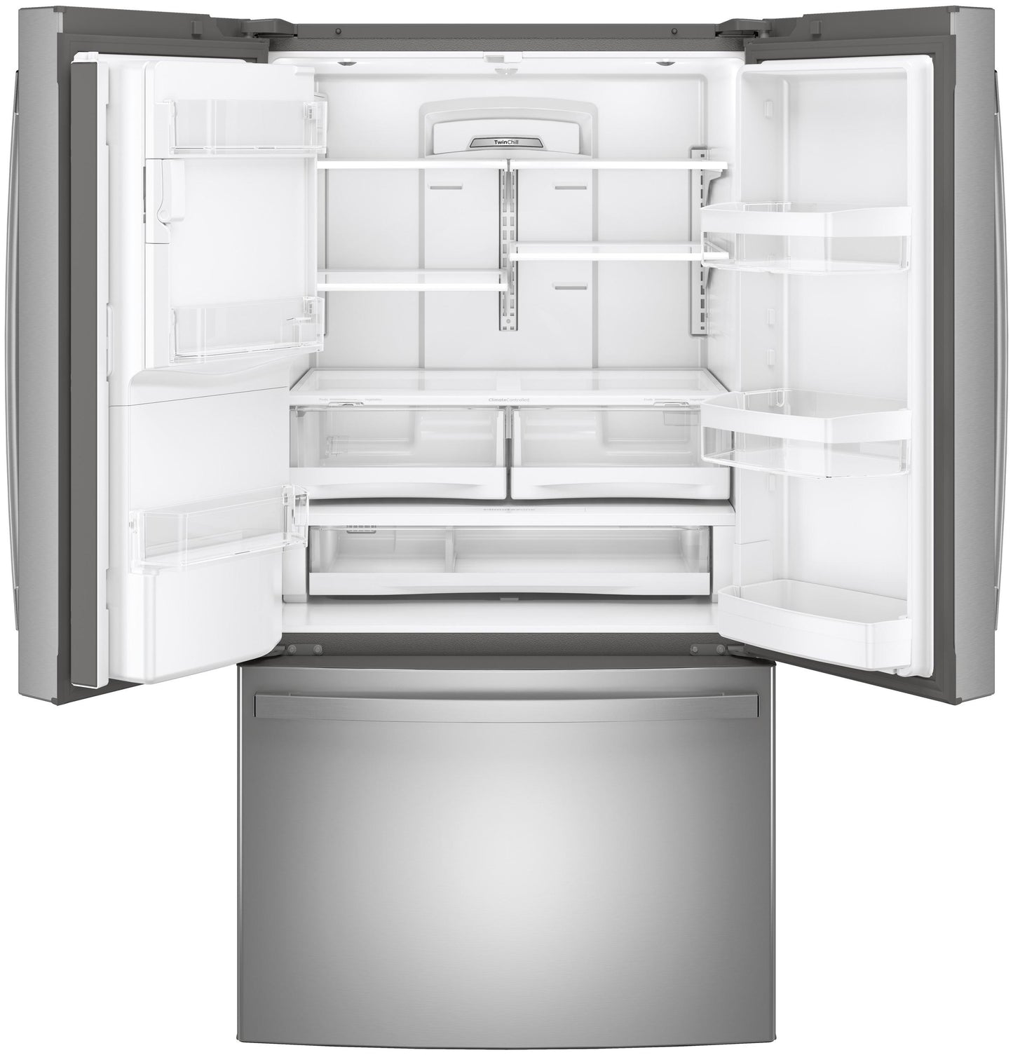 GFE28GYNFS GE® ENERGY STAR® 27.7 Cu. Ft. Fingerprint Resistant French-Door Refrigerator
