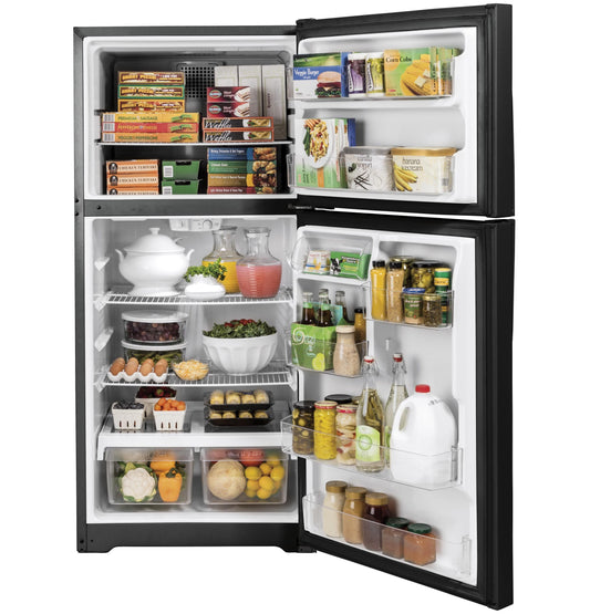 GTE19DTNRBB GE® ENERGY STAR® 19.2 Cu. Ft. Top-Freezer Refrigerator