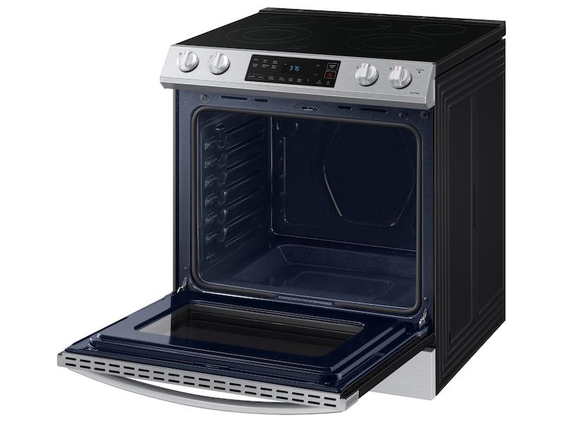 SAMSUNG 6.3 cu. ft. Smart Slide-in Electric Range in Stainless Steel