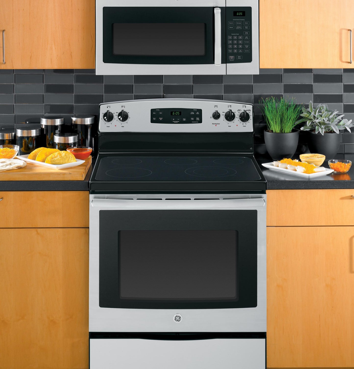 JVM3160RFSS GE® 1.6 Cu. Ft. Over-the-Range Microwave Oven