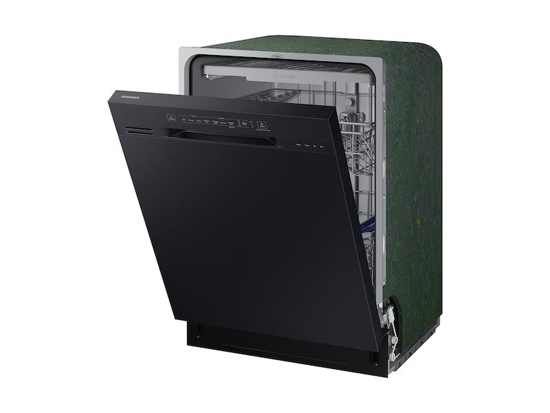 Front Control 51 dBA Dishwasher with Hybrid Interior in Black