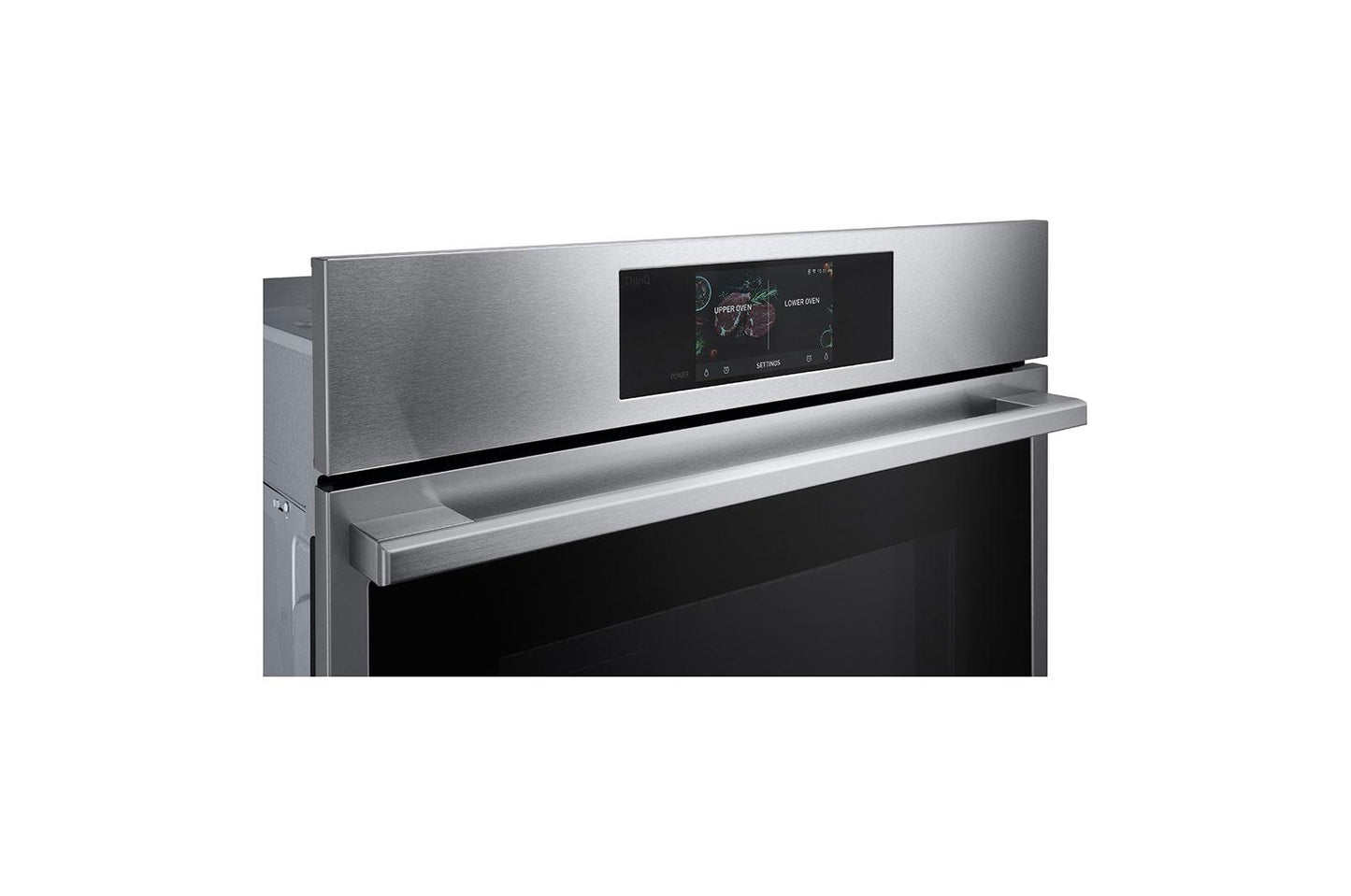 WDES9428F LG STUDIO 9.4 cu. ft. Smart InstaView® Electric Double Built-In Wall Oven with Air Fry & Steam Sous Vide