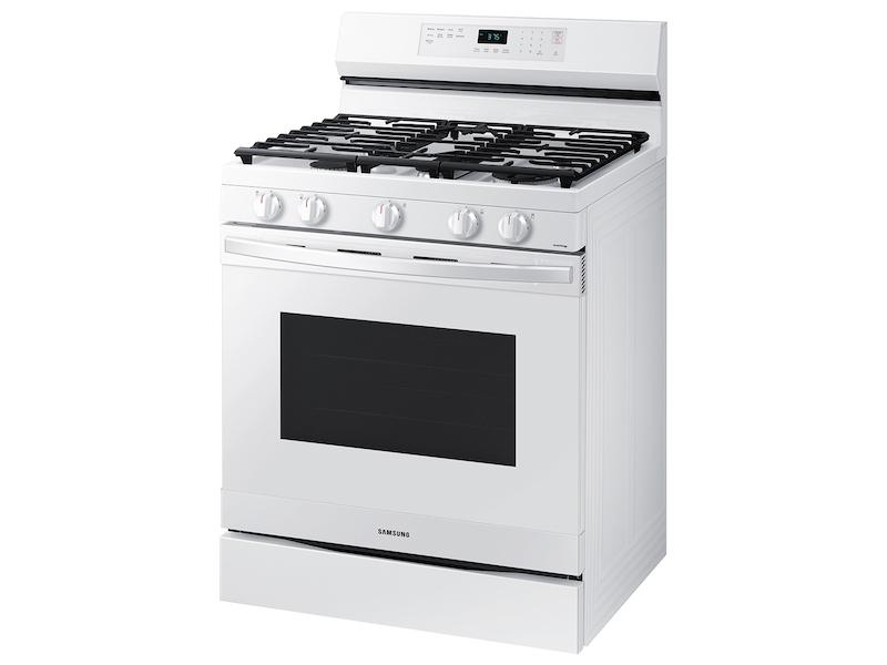 6.0 cu. ft. Smart Freestanding Gas Range with Integrated Griddle in White