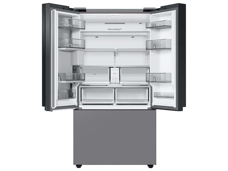Samsung RF30BB6600QLAA Bespoke 3-Door French Door Refrigerator (30 cu. ft.) with Beverage Center™ in Stainless Steel
