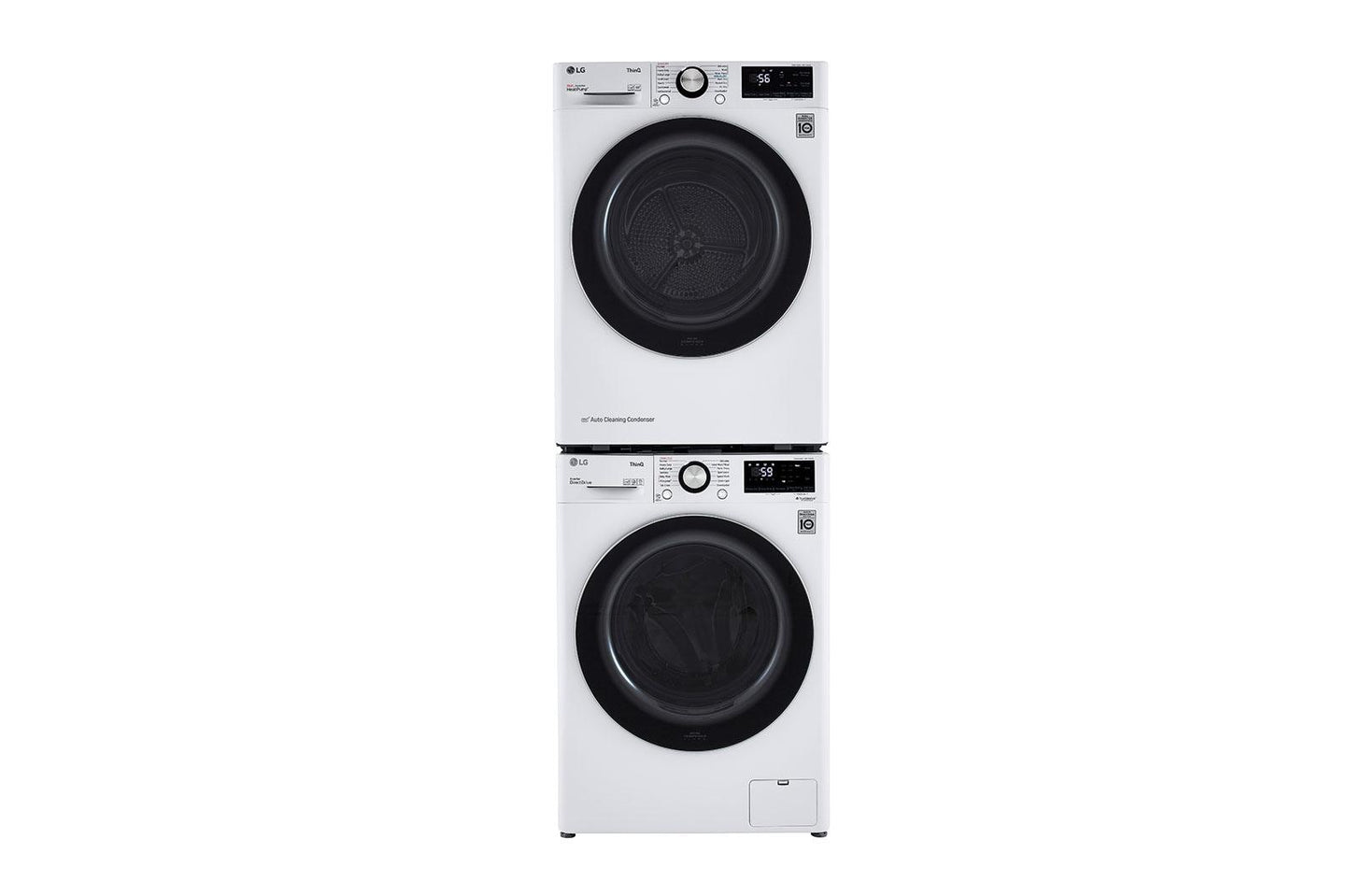 Lg WM1455HWA 2.4 cu. ft. Smart Wi-Fi Enabled Compact Front Load Washer with Built-In Intelligence